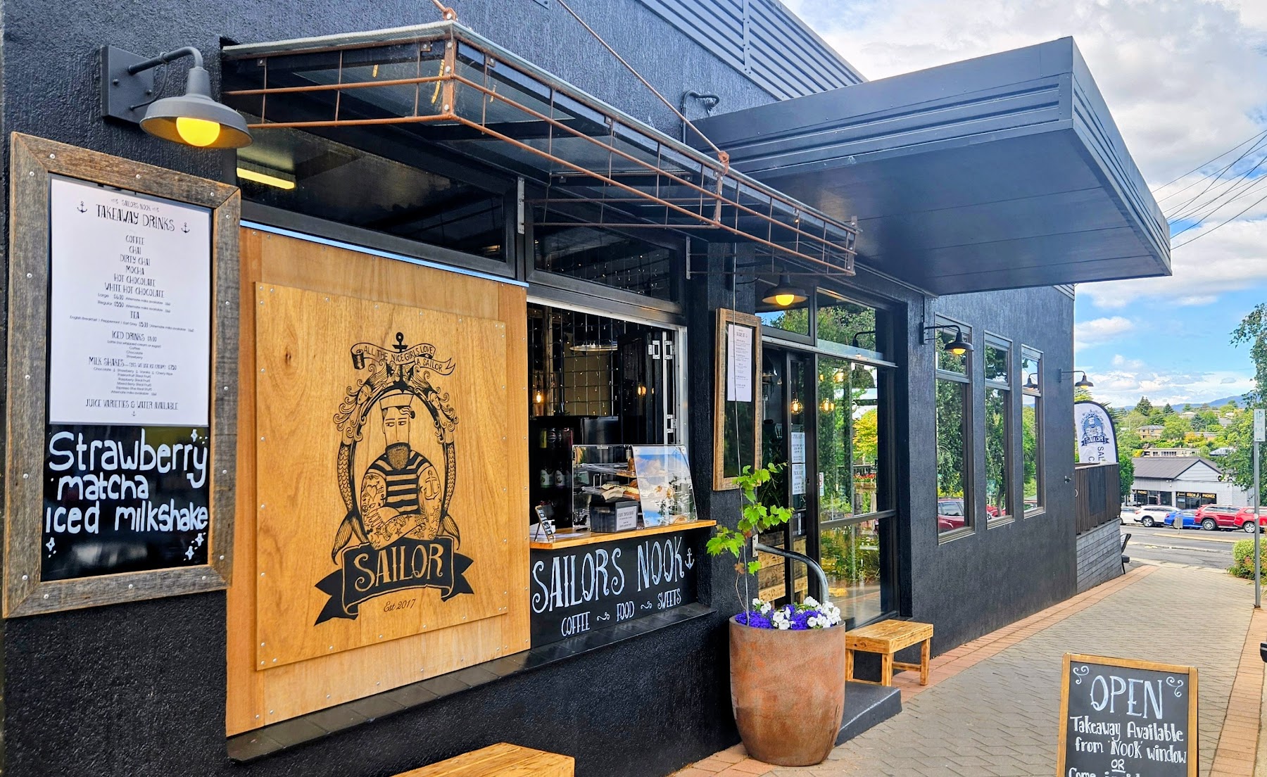 Sailor Restaurant and cafe on Emu Bay Road in Deloraine, Tasmania